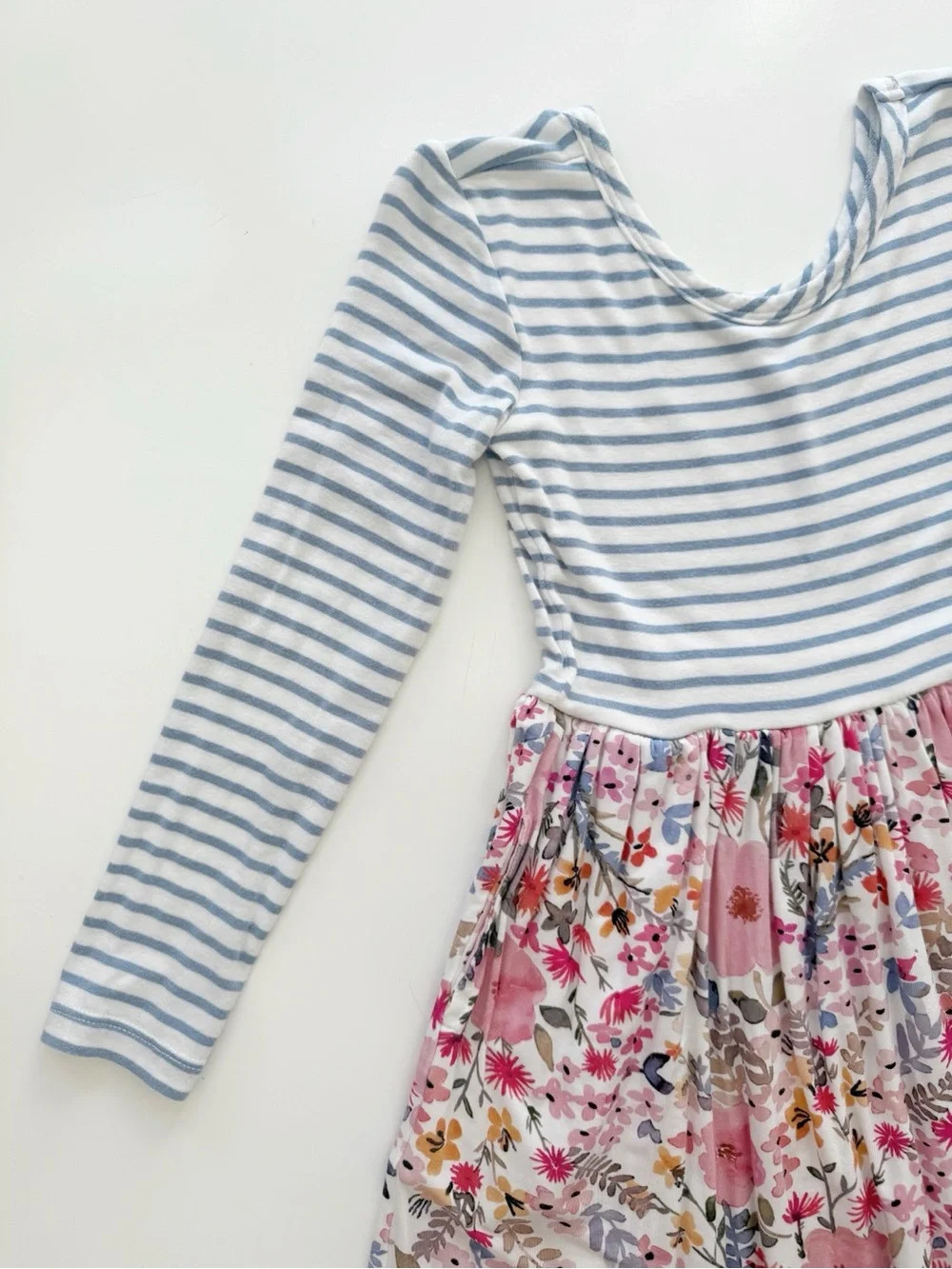 Little Sleepies Play Floral Striped Dress Size 4T